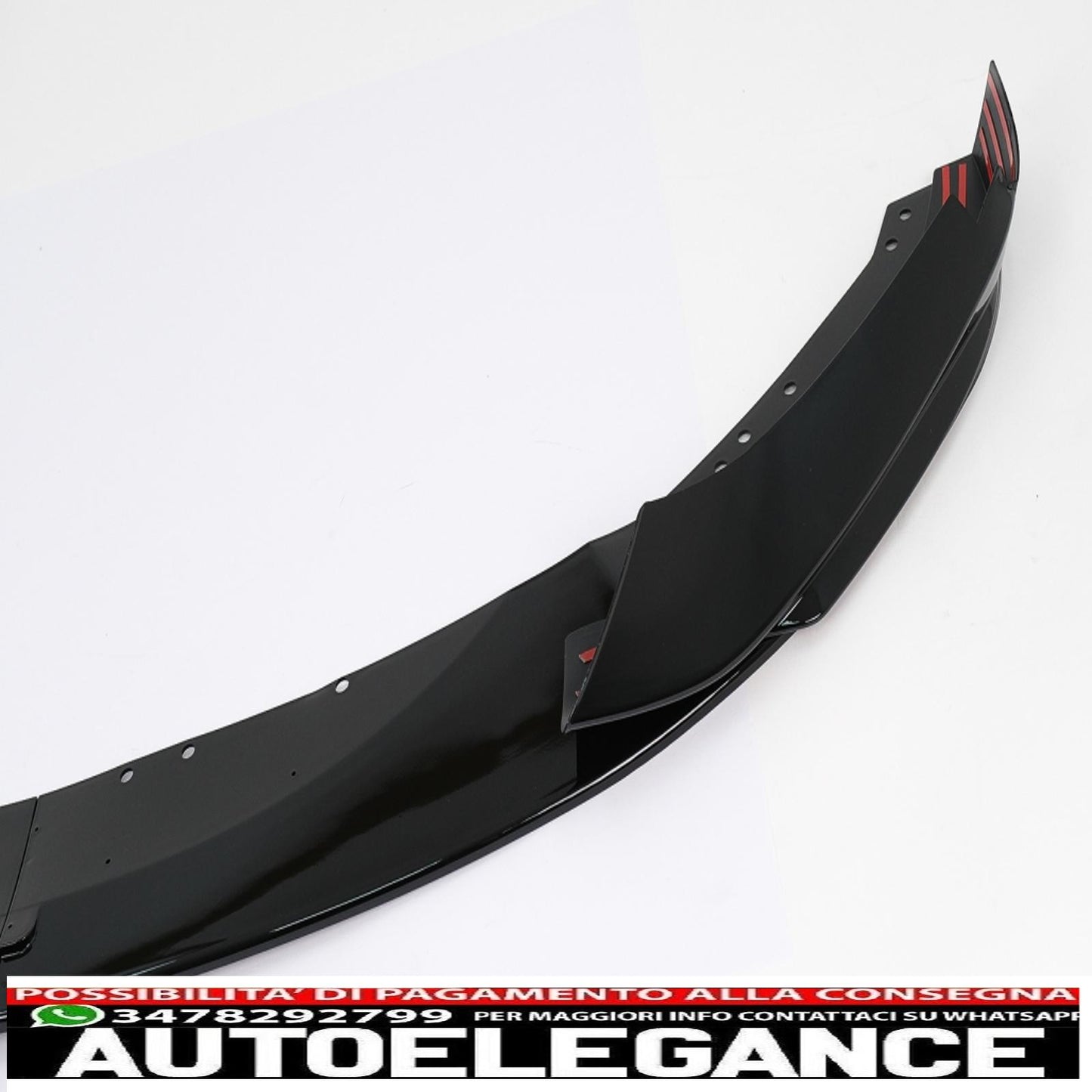 Front bumper spoiler lip suitable for bmw 4 series f32 coupe f33 cabrio f36 grand coupe (2013-03.2019) m design piano black 