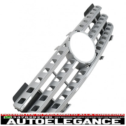 central grille suitable for mercedes ml w164 (2005-2008) chrome