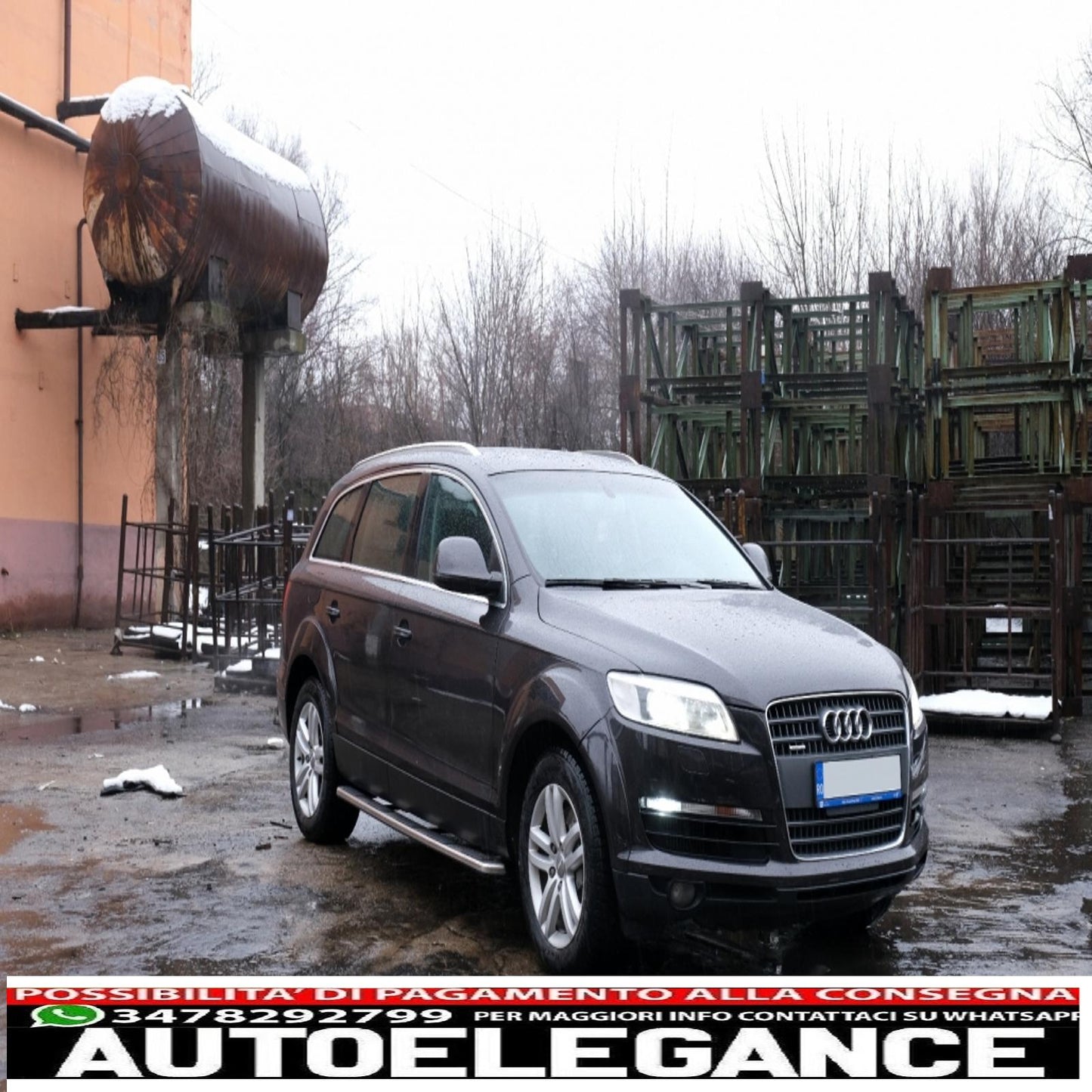 parafanghi passaruota adatti per audi q7 4l (2006-2010) pacchetto fuoristrada - strisce laterali