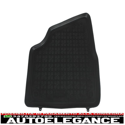 Black rubber mat suitable for opel corsa c 2000-2006