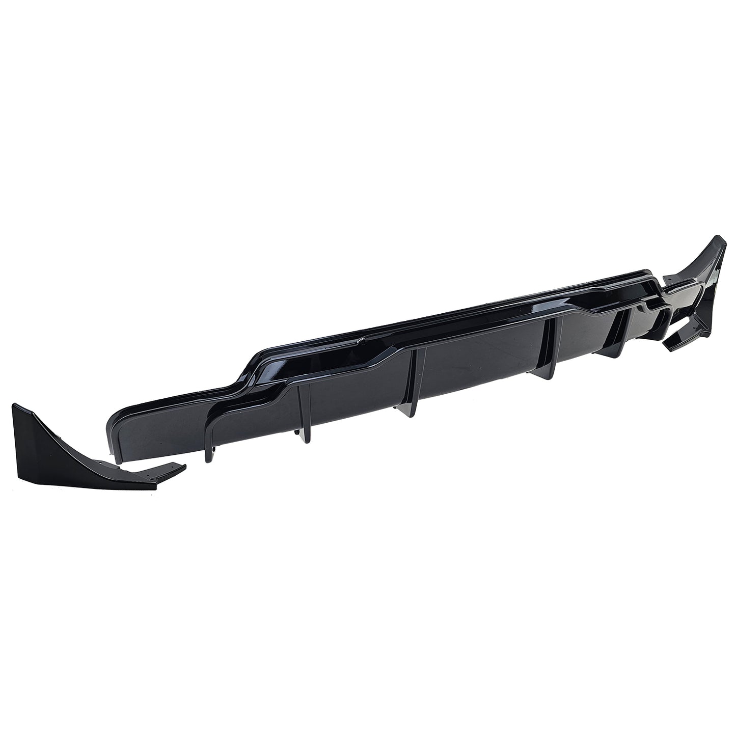 DIFFUSORE POSTERIORE ADATTO PER TESLA MODEL 3 2017-2023 LOOK NERO LUCIDO
