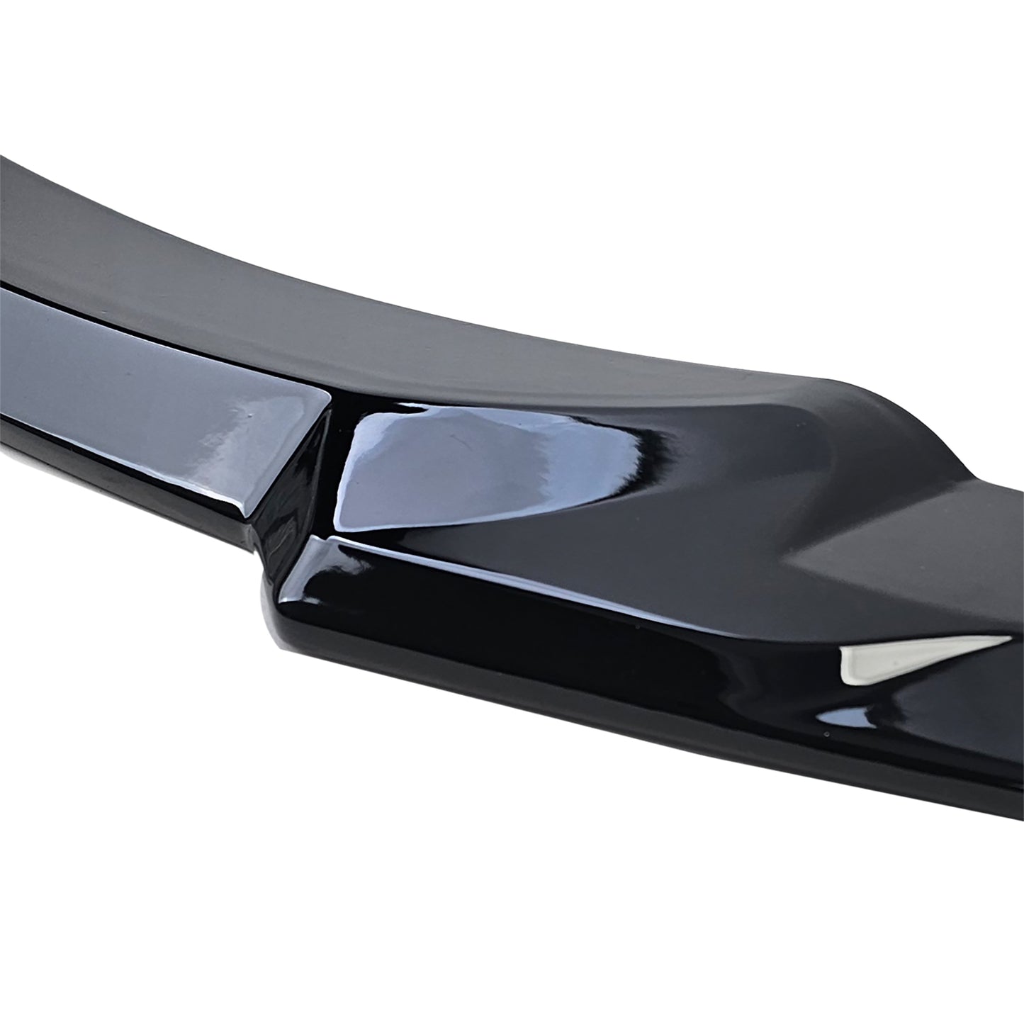 SPLITTER ANTERIORE ADATTO PER BMW SERIE 6 F12 F13 F06 LOOK NERO LUCIDO