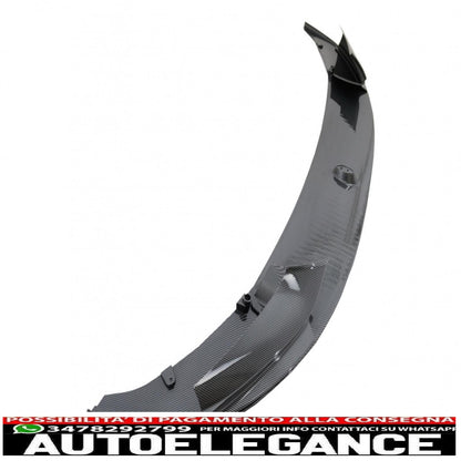 Rivestimento in carbonio per spoiler paraurti anteriore, adatto per BMW serie 5 F10 F11 (2011-2017) berlina Touring M-Performance Design