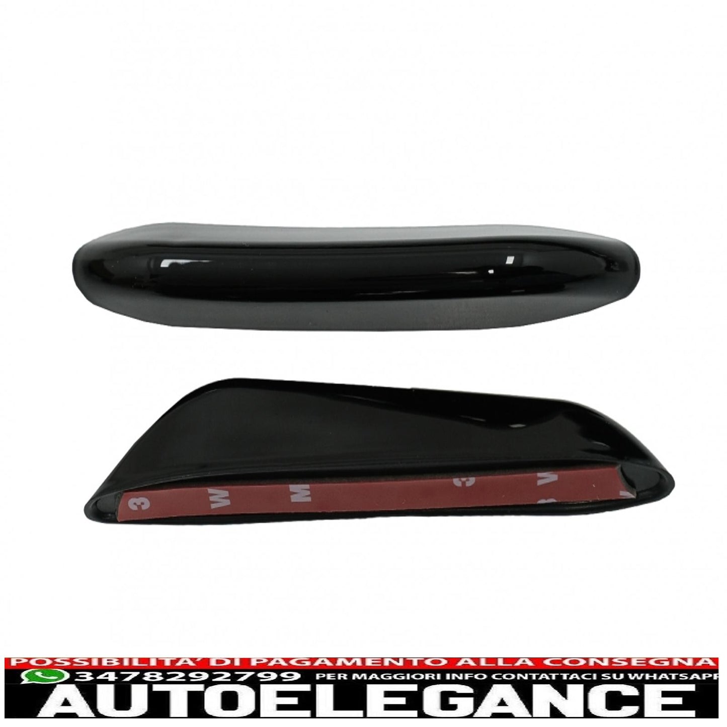 Front Bumper Splitter Aero Wings Fit For Mercedes A Class W177 Hatchback V177 Sedan (04.2018-up) A45 Piano Black Design