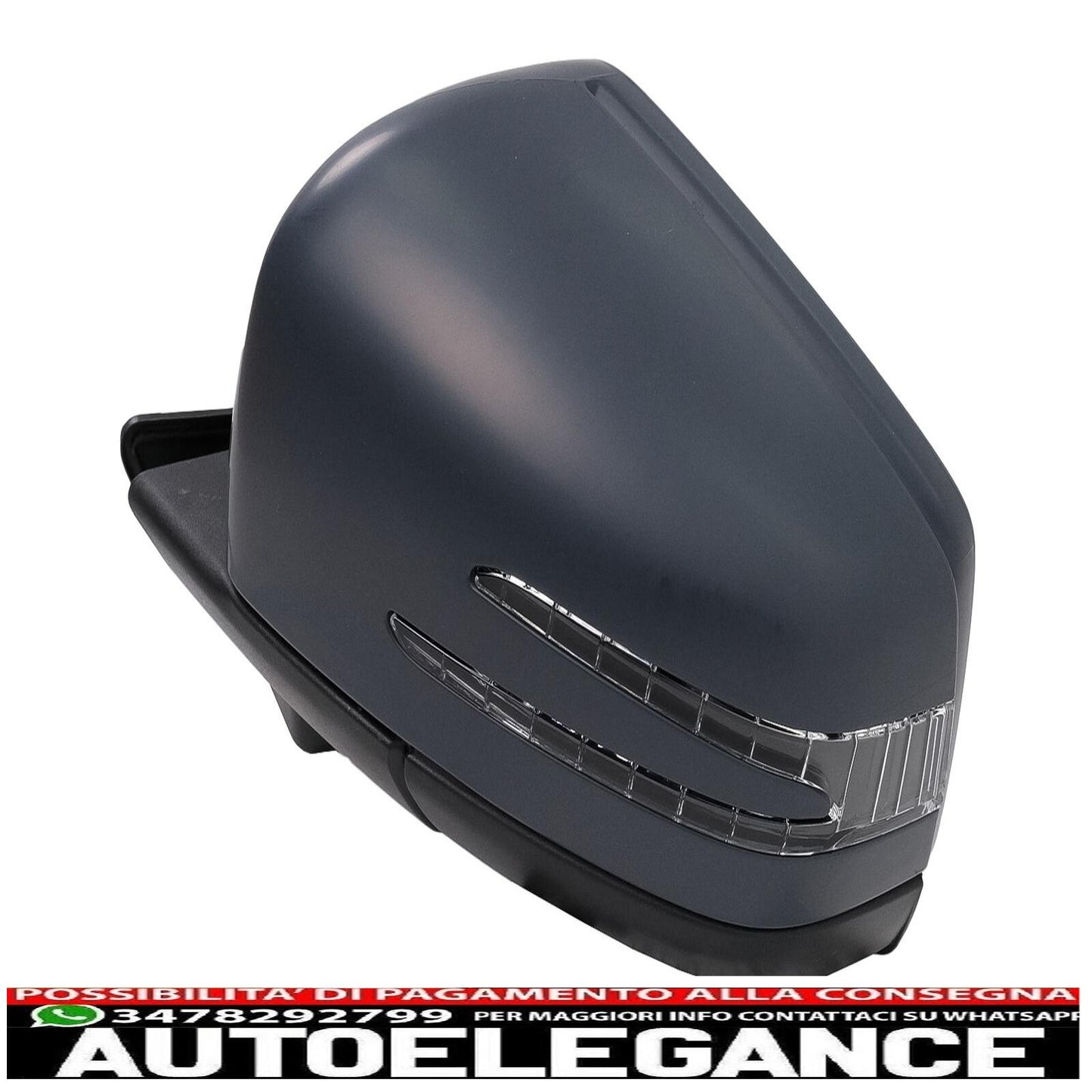 Complete Mirror Assembly for Mercedes G W463 89-18 SMD LED Lights Black - show original titleOriginal textComplete Mirror Assembly for Mercedes G W463 89-18 SMD LED Lights Black