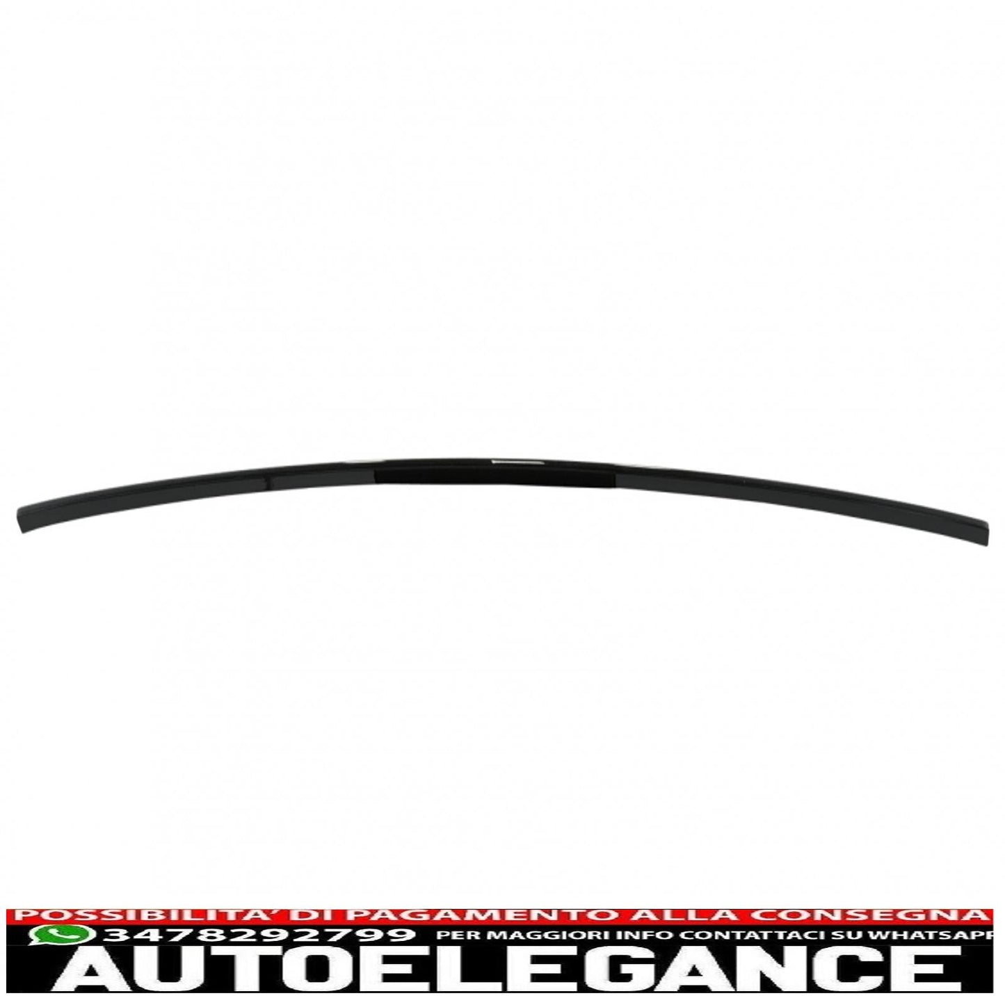 trunk spoiler suitable for mercedes c class w204 (2007-2014) piano black