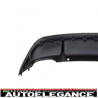 diffusore paraurti posteriore con impianto di scarico completo adatto per vw golf 7 vii (2013-2016) r design