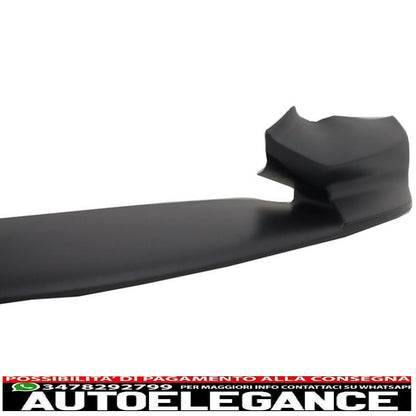 Front bumper spoiler lip suitable for bmw 5 series f10 f11 sedan touring (2011-2017) with m-performance sport m550 design side grilles