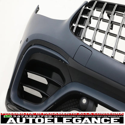 body kit suitable for mercedes glc suv facelift x253 (2020-up) glc63 chrome design 
