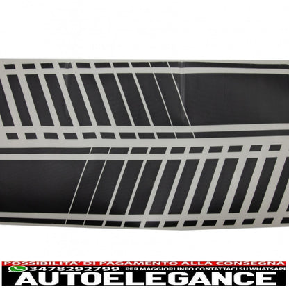 side decals matt black vinyl sticker suitable for vw polo golf 5 6 7 v vi vii (2003-up) 