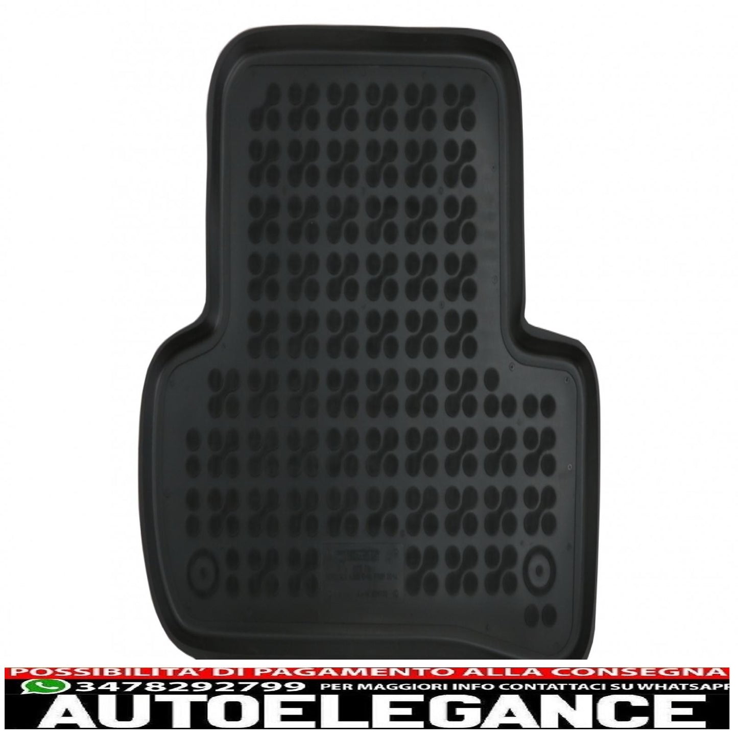 Black rubber mat suitable for mercedes c class w205 limousine s205 station wagon (2014-)
