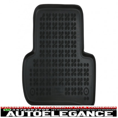 Black rubber mat suitable for mercedes c class w205 limousine s205 station wagon (2014-)