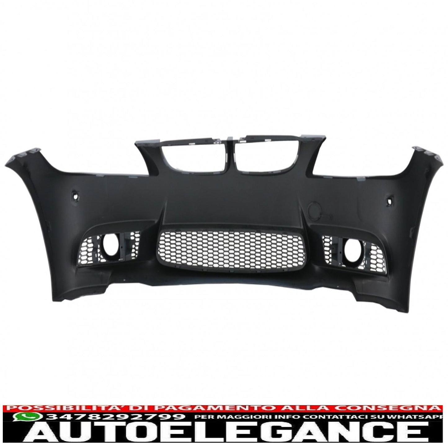 paraurti anteriore adatto per bmw serie 3 e90 e91 pre-lci (2004-2008) berlina touring m3 design