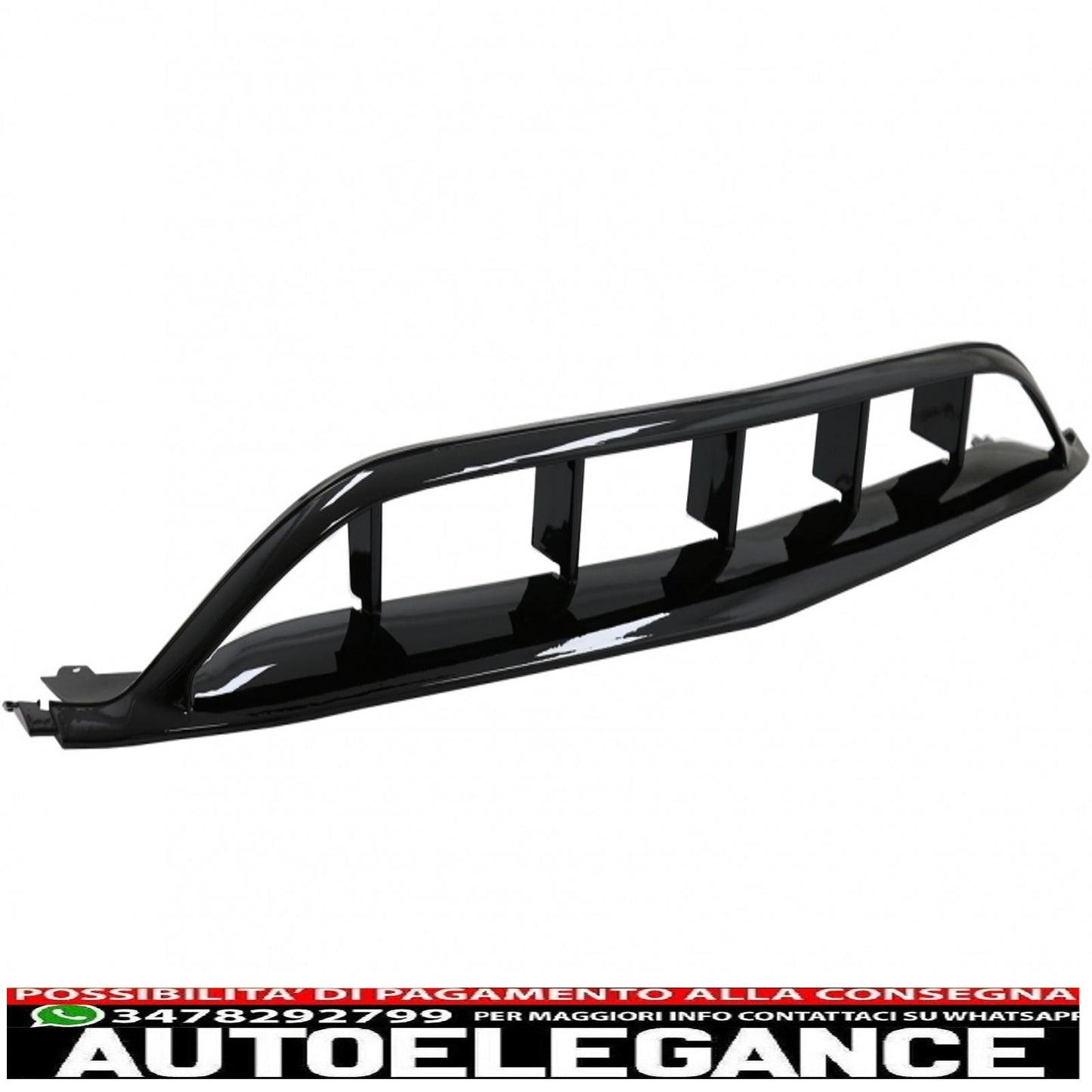 diffusore posteriore black edition con finali marmitta adatto per mercedes classe a w176 (2015-2018) e splitter paraurti anteriore alette aero a45 design restyling