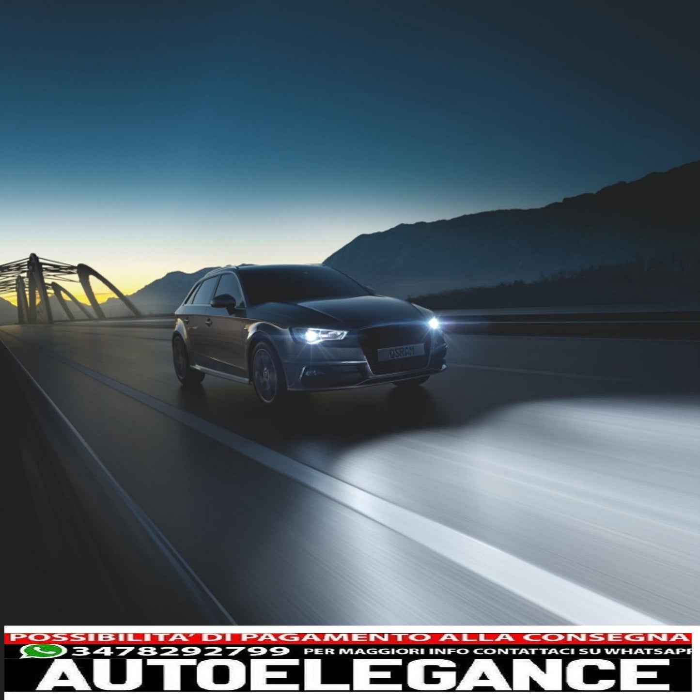 osram cool blue intense lampada frontale alogena next gen h1 64150cbn-hcb 12v scatola con copertina rigida (2 unità)