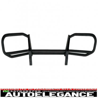 Front bumper protector bullbar suitable for mercedes g class facelift w463 g63 design (2018-2022) stainless steel piano black