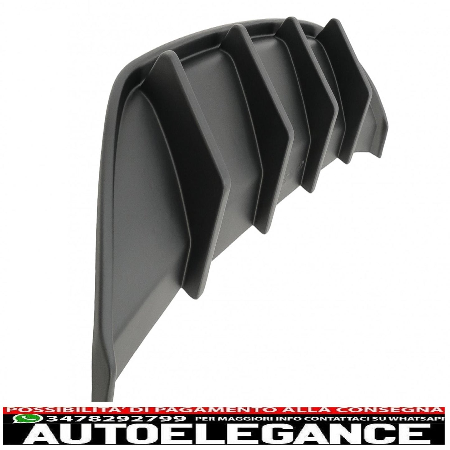 Mantovana diffusore aria posteriore adatta per alfa romeo stelvio 949 (2016-2020) nero