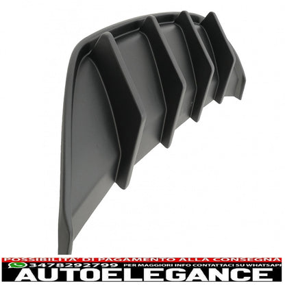 Mantovana diffusore aria posteriore adatta per alfa romeo stelvio 949 (2016-2020) nero