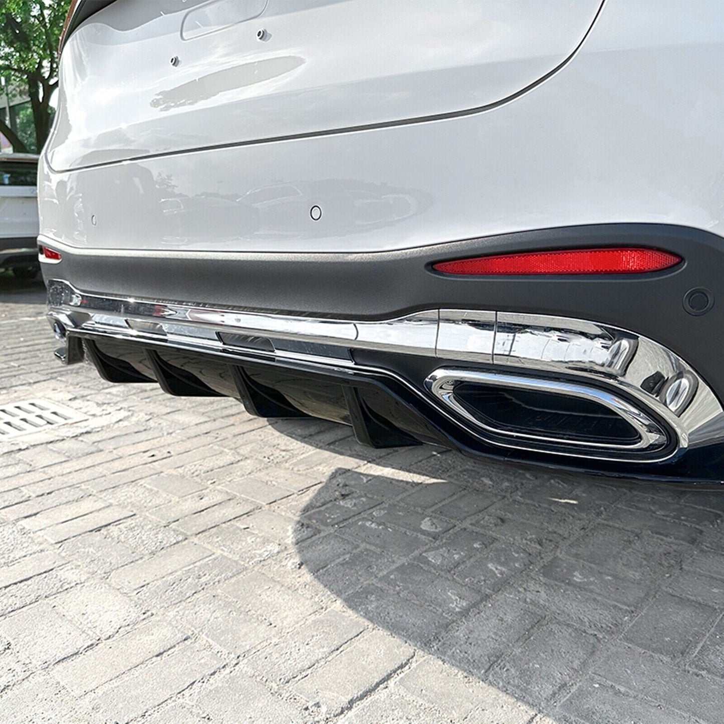 DIFFUSORE POSTERIORE ADATTO PER MERCEDES-BENZ GLC X254 LOOK CARBONIO