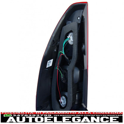 led rear lights suitable for toyota land cruiser fj120 (2003-2008) transparent red