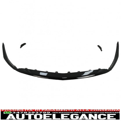 Paraurti anteriore estensione labbro splitter alette aerodinamiche adatto per mercedes gla h247 sport line (2020-up) pianoforte nero