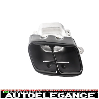 punte di scarico del diffusore dello spoiler del bagagliaio adatte per mercedes w176 classe a 2012+ a-design con decalcomanie laterali adesivo a-design edizione 1