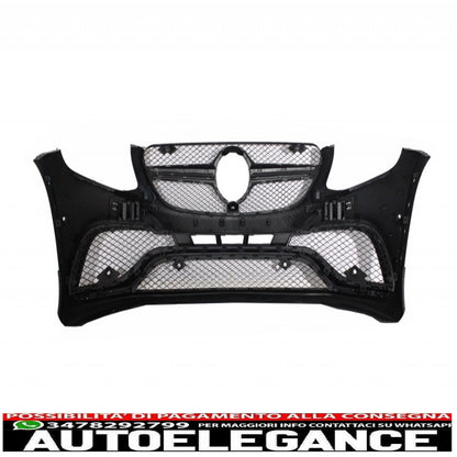 kit carrozzeria completo adatto per mercedes glc suv x253 (2015-07.2019) design glc63 con minigonne laterali