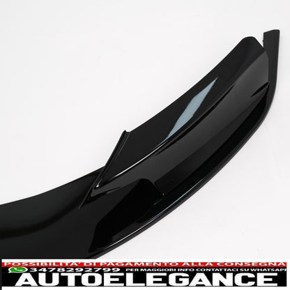 Front Bumper Spoiler Fit For BMW 3 Series F30 Sedan F31 Touring (2011-2019) Piano Black