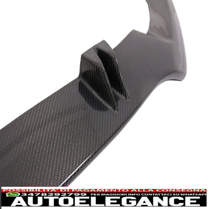 Front bumper additional spoiler lip suitable for audi a5 8t rs5 (2008-2016) real carbon 
