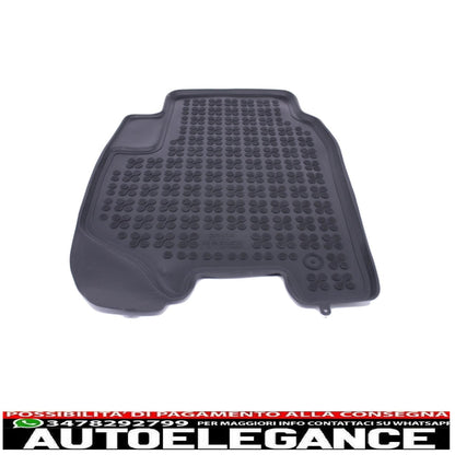 Black rubber mat suitable for Honda Civic Hatchback 2012+, Civic Wagon 2014+