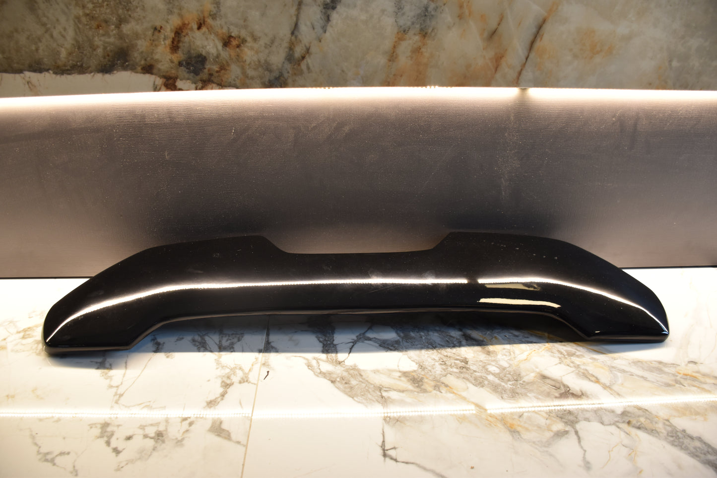 ROOF SPOILER SUITABLE FOR FIAT BRAVO II 2007+ GLOSSY BLACK LOOK SPORTY DESIGN
