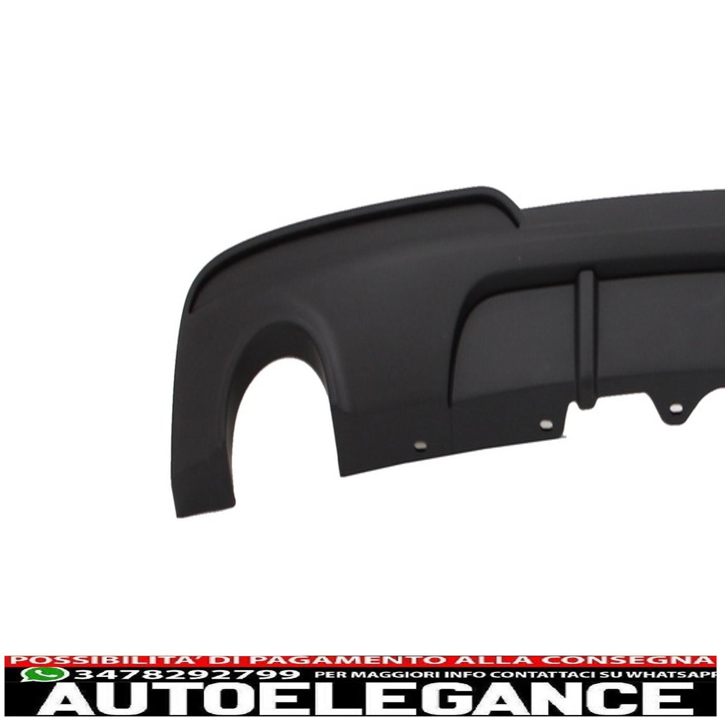 diffusore d'aria a doppia uscita singola adatto per bmw f10/f11 serie 5 (2010-2013) design m-performance