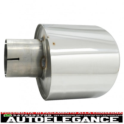 Exhaust tips exhaust tips suitable for audi a4 b9 (2016-2019) a5 f5 (2017-2019) chrome 