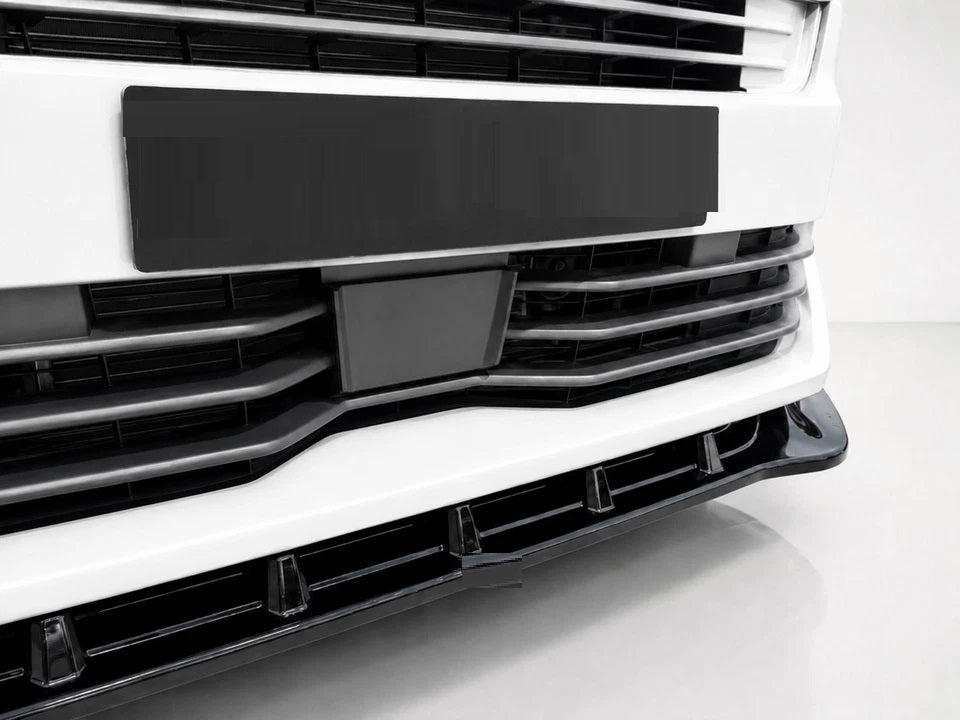 👉Splitter anteriore Opel Vivaro C/Peugeot Expert MK3 facelift ABS nero lucido👈
