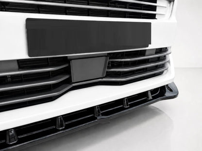 👉Splitter anteriore Opel Vivaro C/Peugeot Expert MK3 facelift ABS nero lucido👈