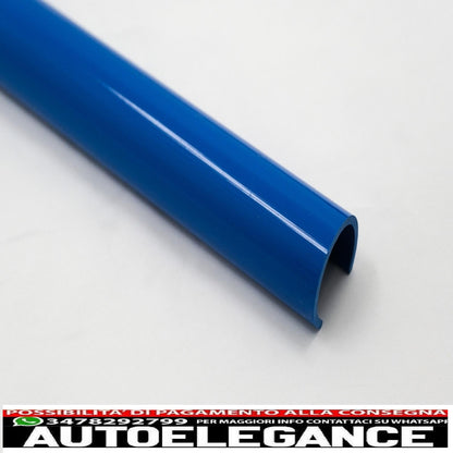 set ornaments v-brace grill strips inserts trim suitable for bmw 1 2 3 4 5 6 7 series blue 