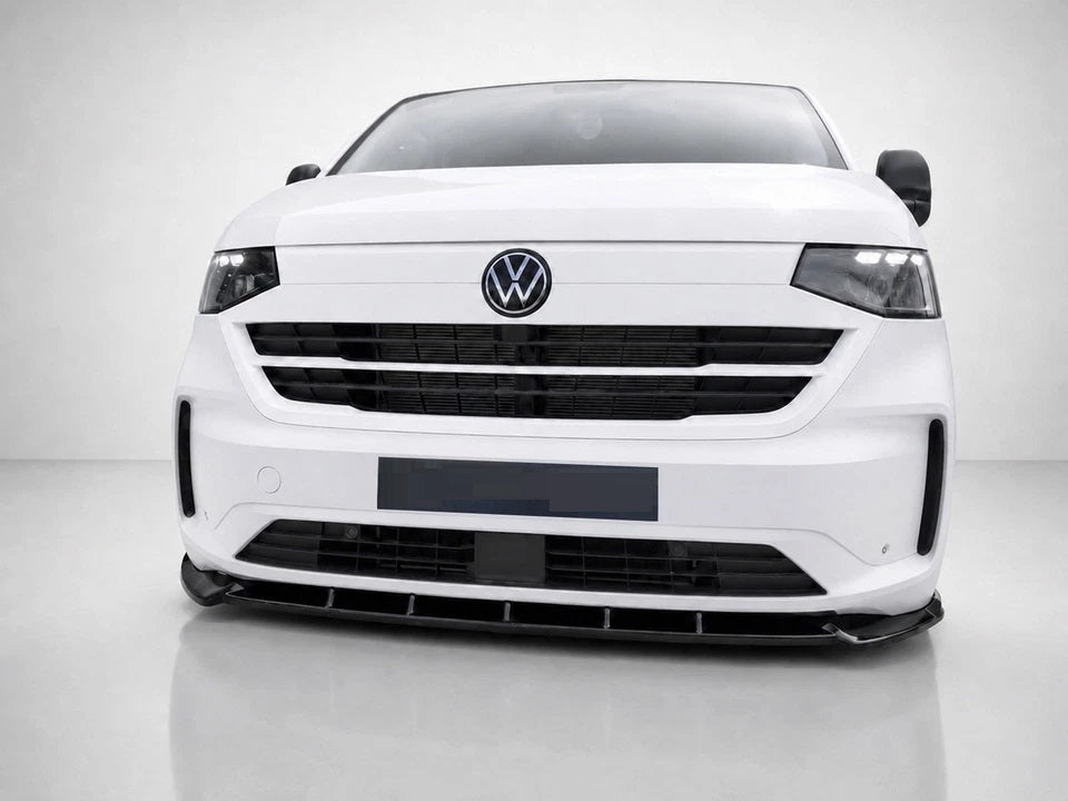 👉Splitter anteriore V.2 per Volkswagen Transporter T7 ABS nero lucido👈