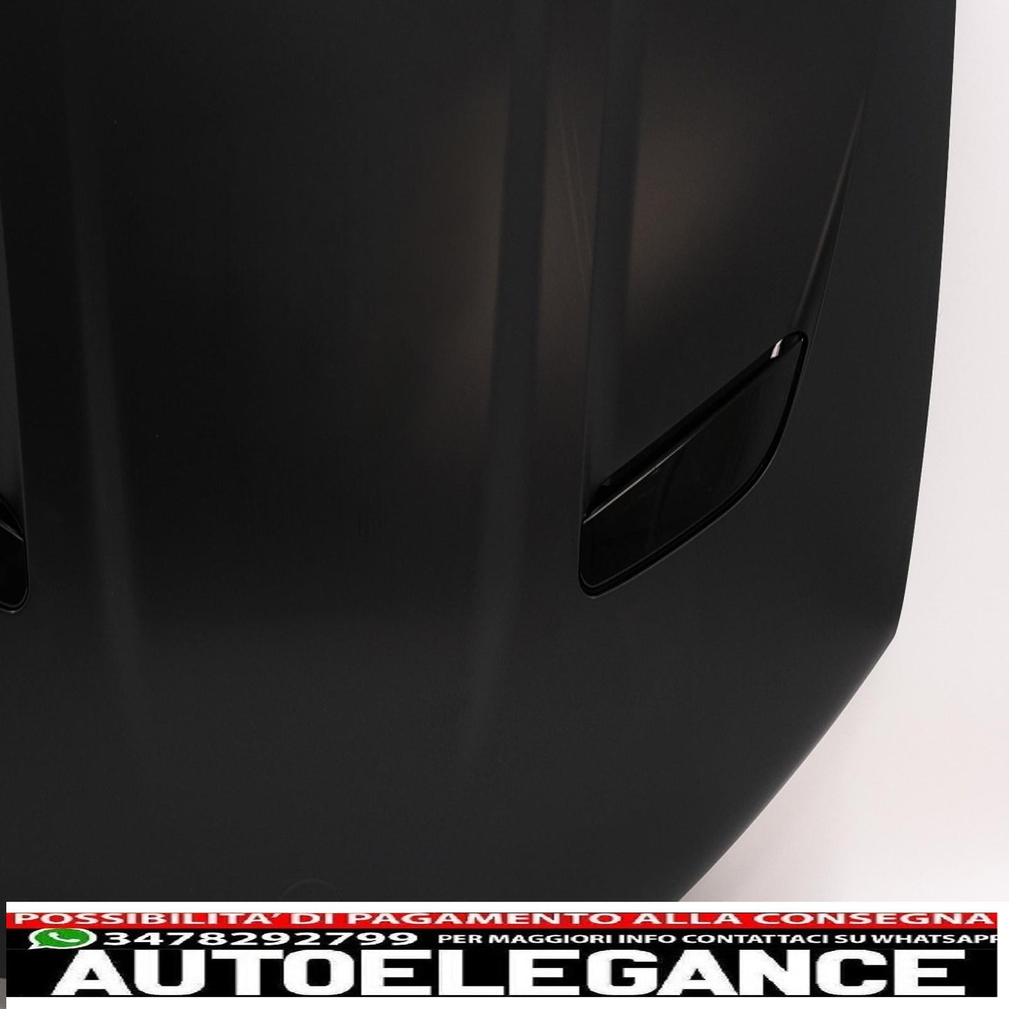 cofano cofano adatto per bmw serie 5 g30 berlina g31 touring g38 (2017-2019) m5 cs look AUTOELEGANCERICAMBI
