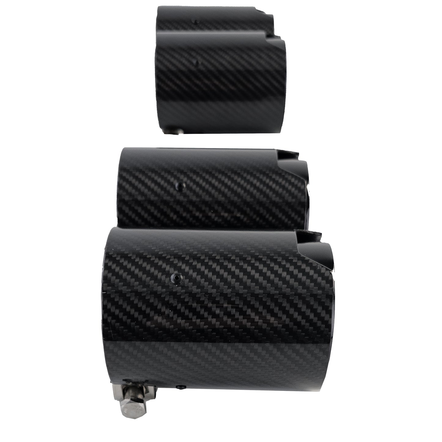 TERMINALI IN CARBONIO ADATTI PER BMW SERIE 6 F12 F13 F06 LOOK SPORTIVO