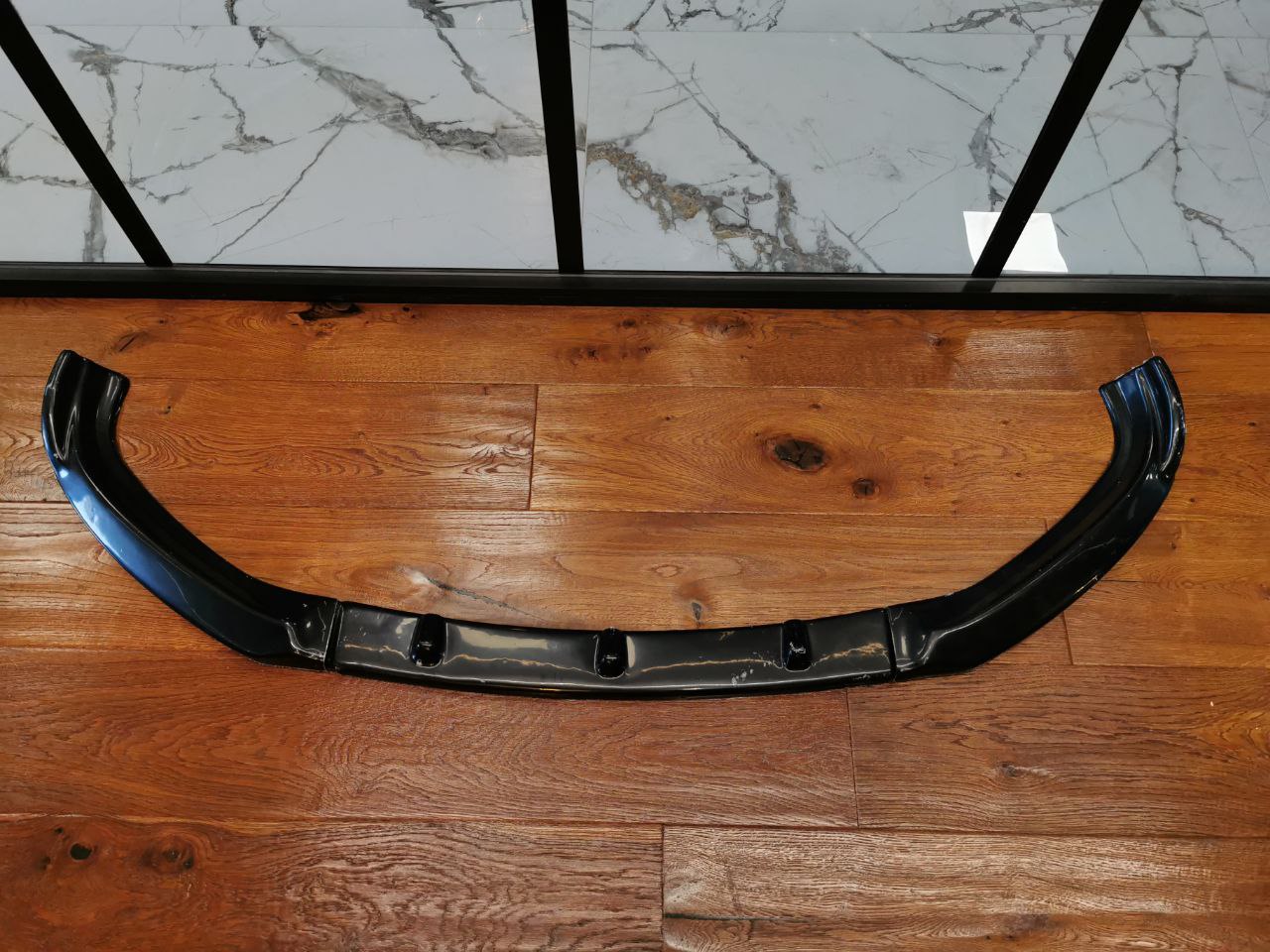 SPLITTER ADATTO PER BMW SERIE 1 F20 2015-2019 STANDARD NERO LUCIDO