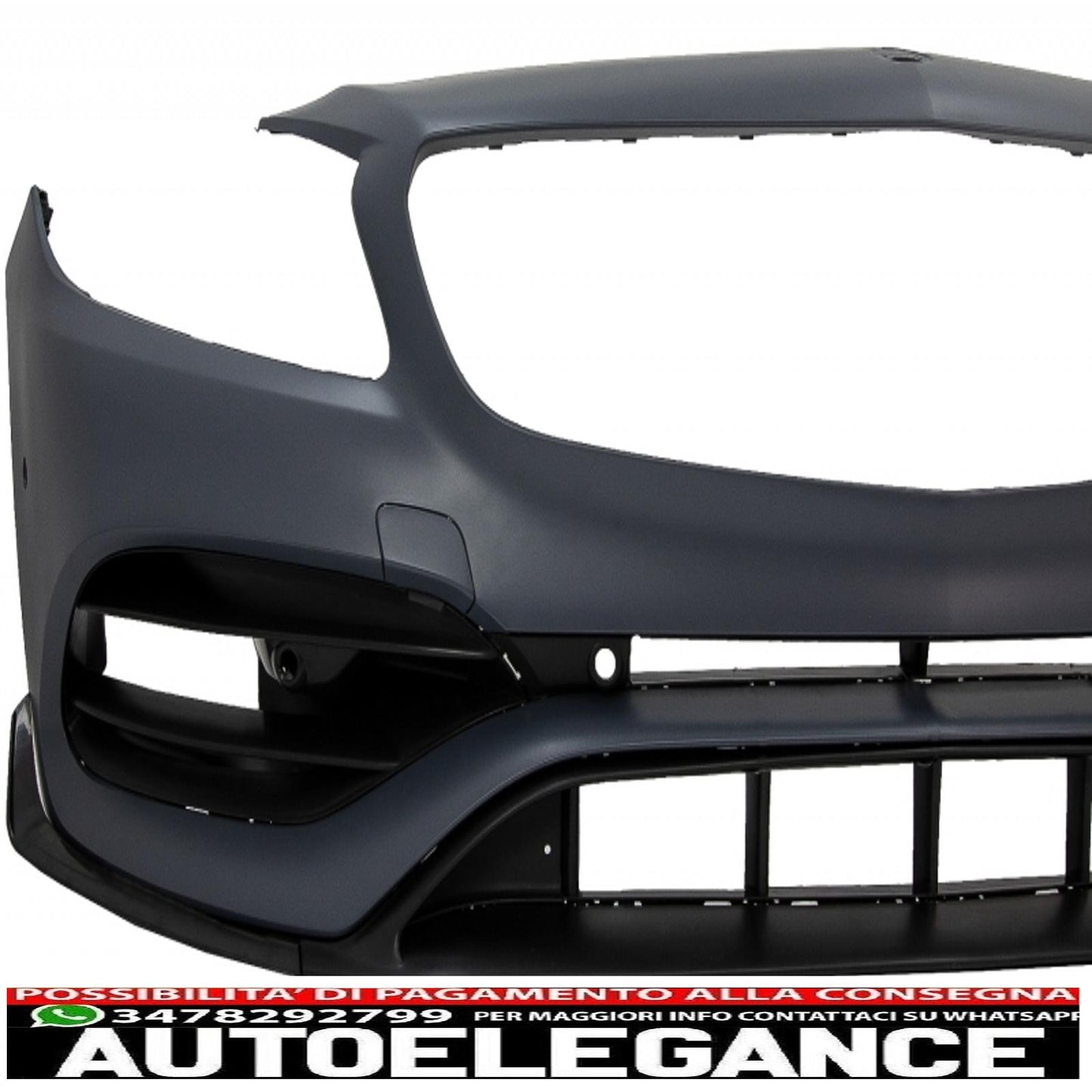 complete body kit with grille suitable for mercedes a-class w176 (2012-2018) restyling a45 design 