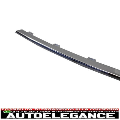 Front bumper center spoiler lip suitable for mercedes w222 s class (2013-2017) s65 design 