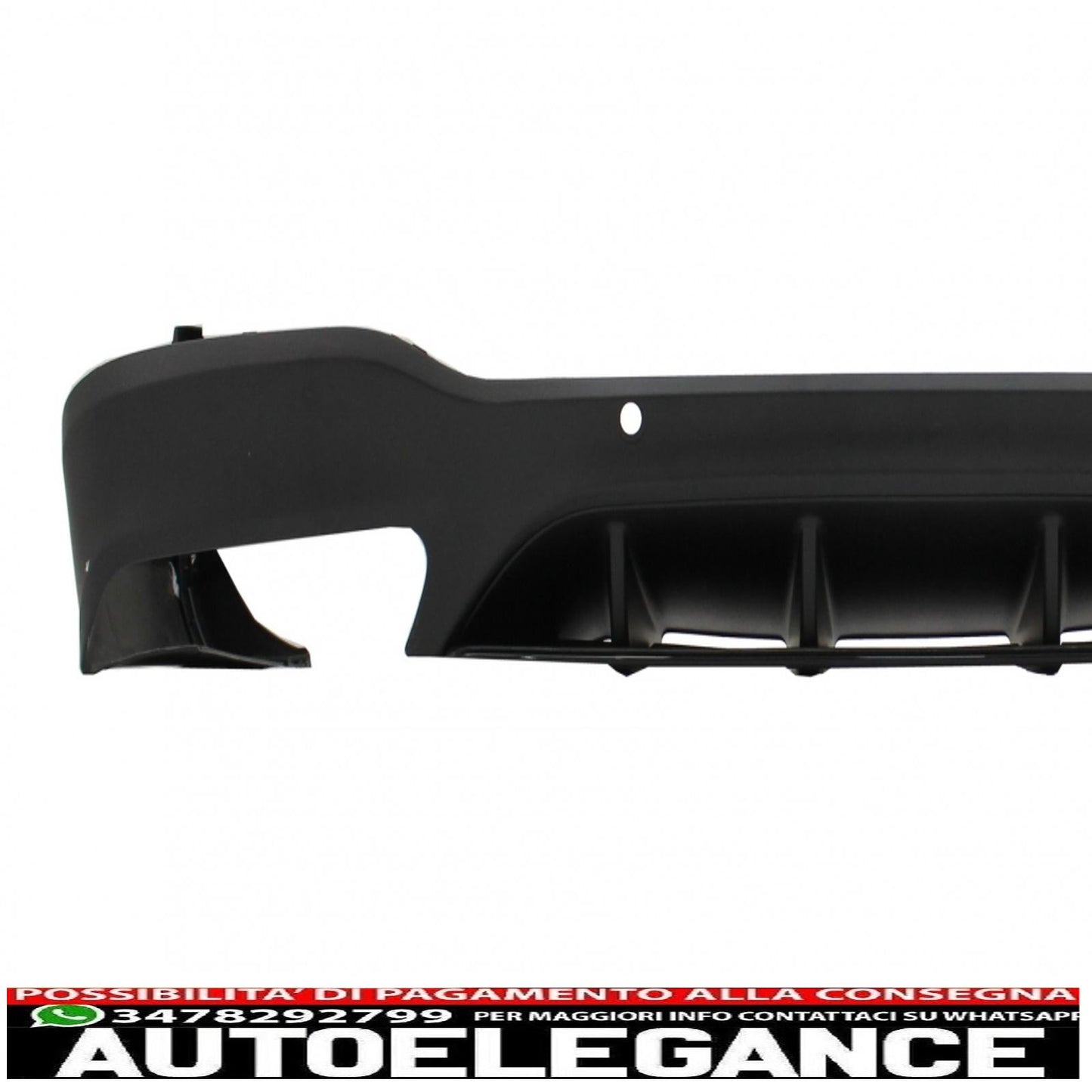 diffusore posteriore adatto per mercedes glc x253 suv (2015-07.2019) glc63 terminali di scarico
