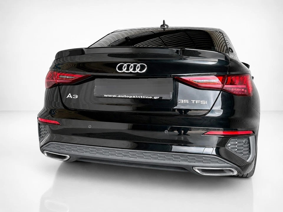 👉Spoiler Baule Labbro Posteriore Audi A3 S3 RS3 Berlina 8Y PU Non Verniciato👈