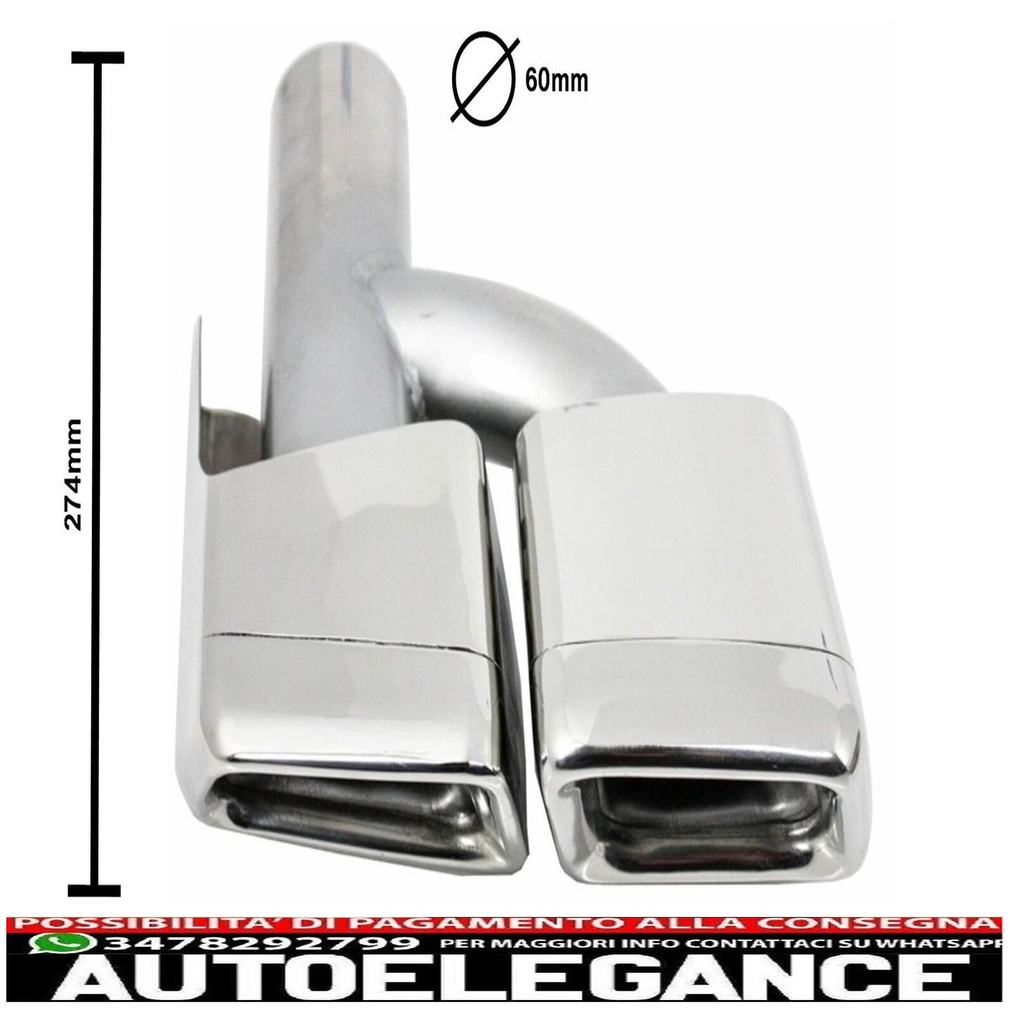 Exhaust Tips for Mercedes S63 E63 W221 W164 W166 CLS ML