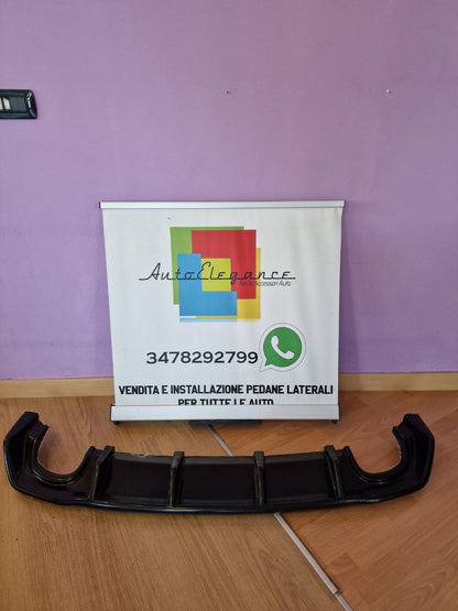 💎DIFFUSORE ADATTO PER SEAT LEON 5F 2012-2016 CUPRA LOOK NERO LUCIDO SPORTIVO💎