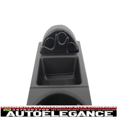 cup holder and coin holder suitable for bmw 3 series e46 (1998-2005) black