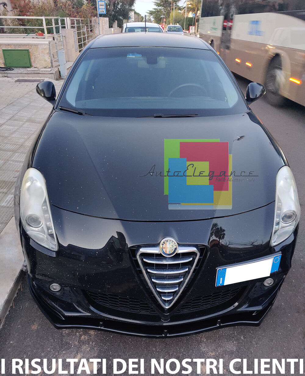 SPLITTER ALFA ROMEO GIULIETTA 2010-2019 LIP SPOILER UNDER FRONT BUMPER ABS