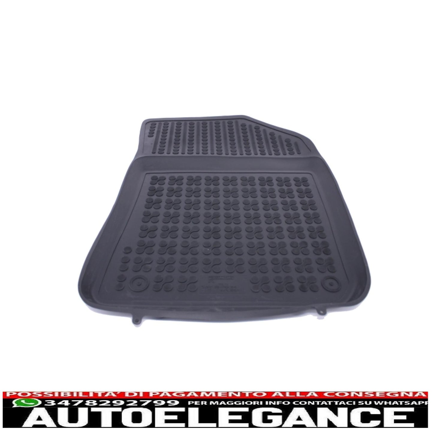 Rubber mat suitable for peugeot 308 2013+ black