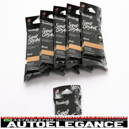 paradise fresh air super biologico extra forte deodorante sottosedile nero